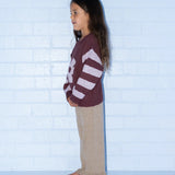 Bloom Knit Pull Over | Plum