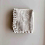 Chunky Knit Blanket | Oat