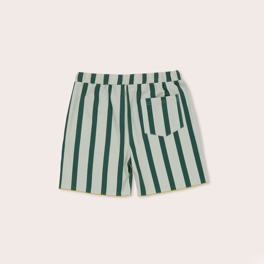 Club Stripe Mid Shorts | Minty Matcha