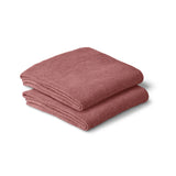 Cotton Classic Knit Baby Blanket | Plum
