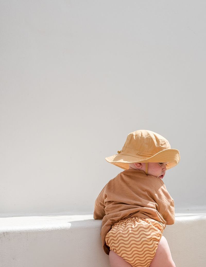 Cotton Sun Hat | Golden Tan