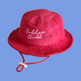 Endless Summer Brimmed Terry Hat | Racer Red
