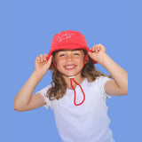 Endless Summer Brimmed Terry Hat | Racer Red
