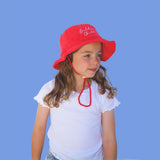 Endless Summer Brimmed Terry Hat | Racer Red