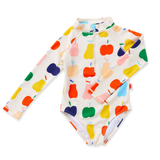 Long Sleeve Zip Bather | Tiny Orchard