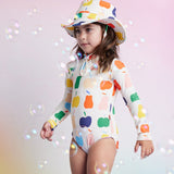 Long Sleeve Zip Bather | Tiny Orchard