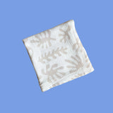 Marine Dream Organic Cotton Baby Muslin Wrap | Stone