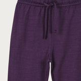 Merino Cuffed Pants | Plum