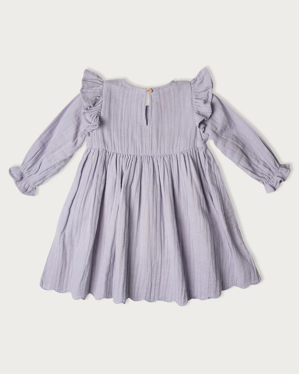 Muslin Charlotte Dress Long Sleeve | Berry