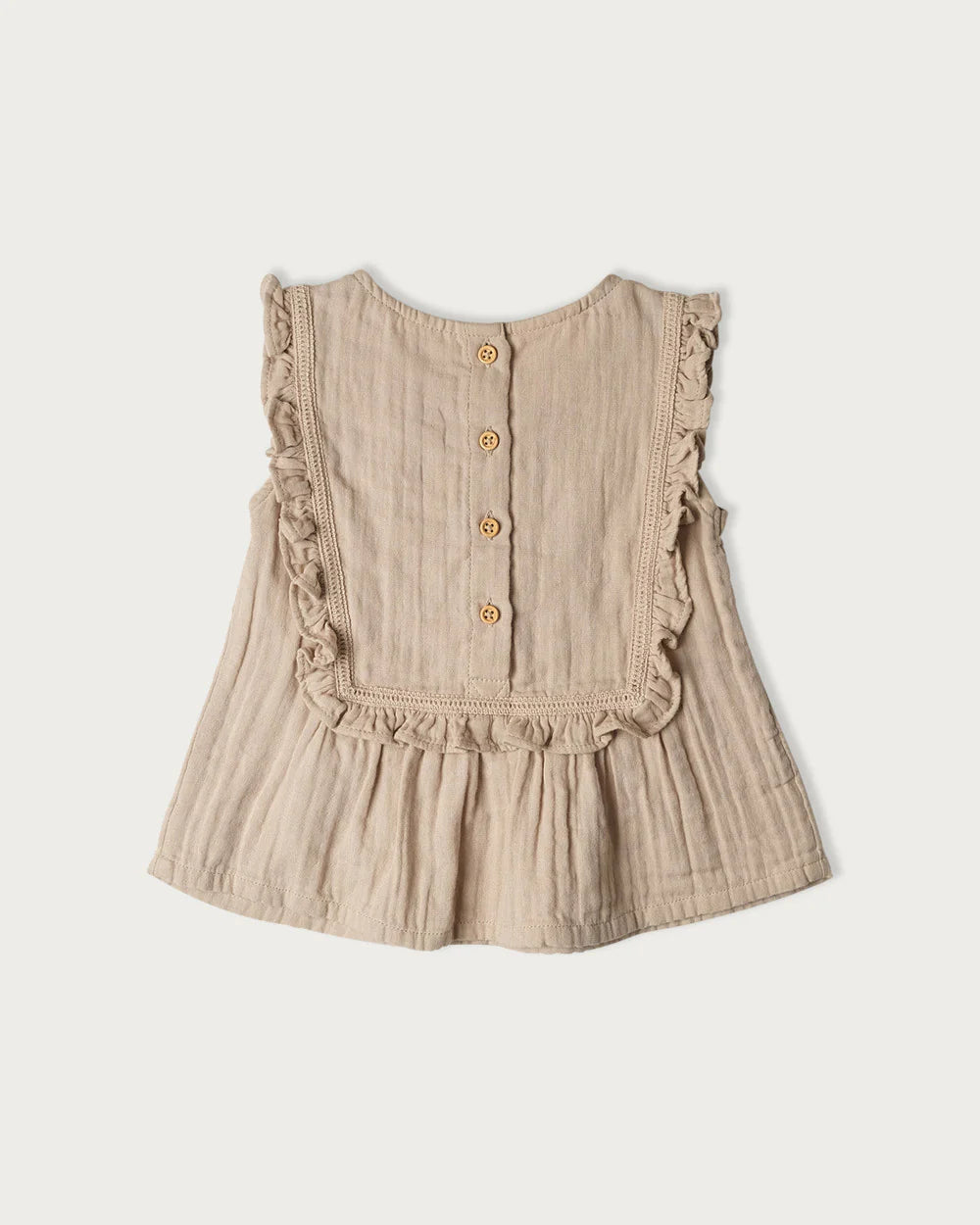 Muslin Evelyn Top | Oat