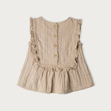 Muslin Evelyn Top | Oat