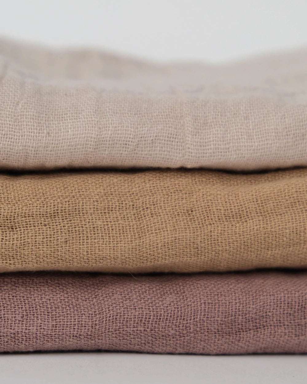 Muslin Wash Cloths (3 Pack) | Marigold, Mocha & Oat