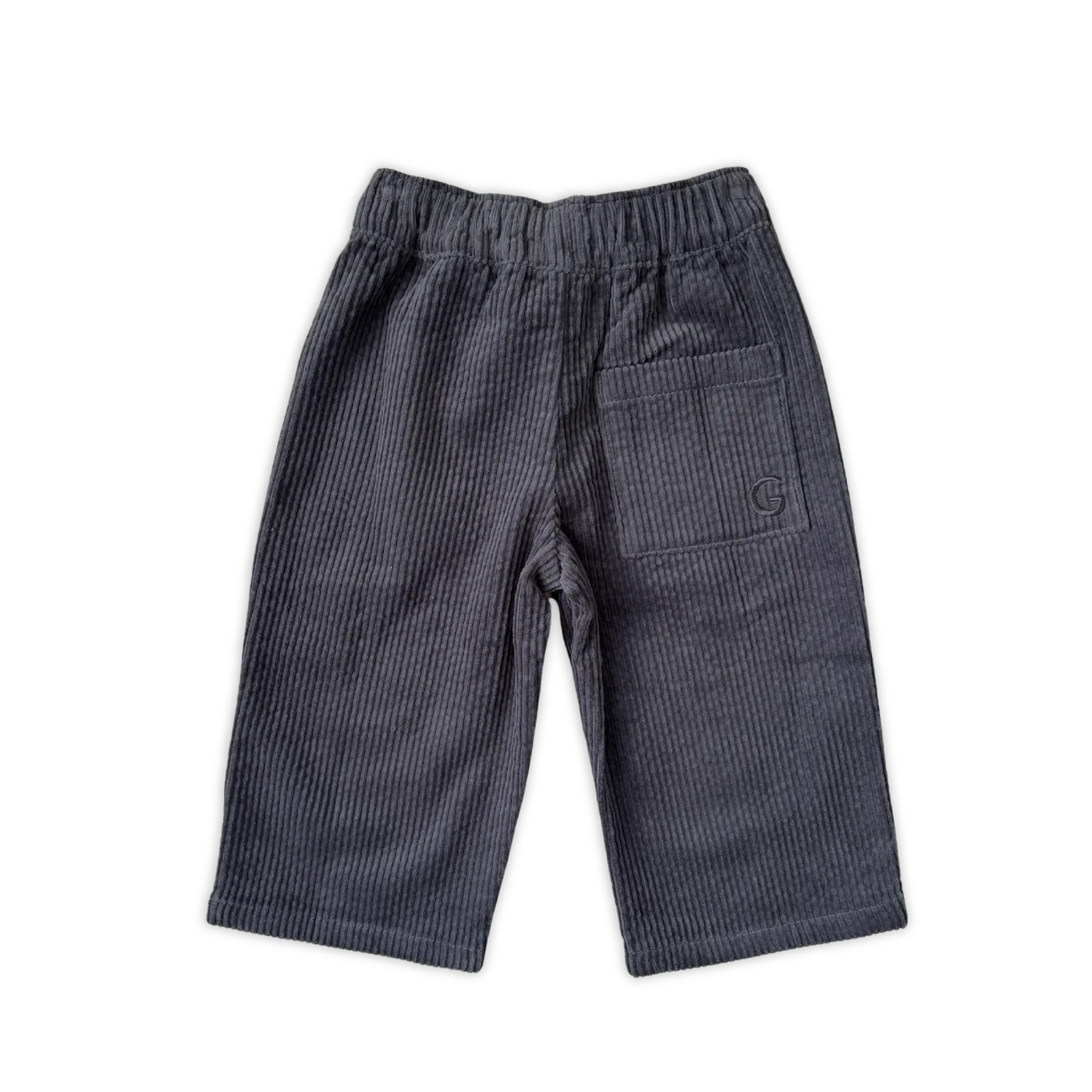 Organic Everyday Cord Pants | Charcoal