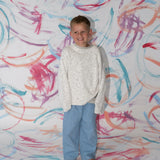 Organic Funfetti Knit Pull Over | Surf