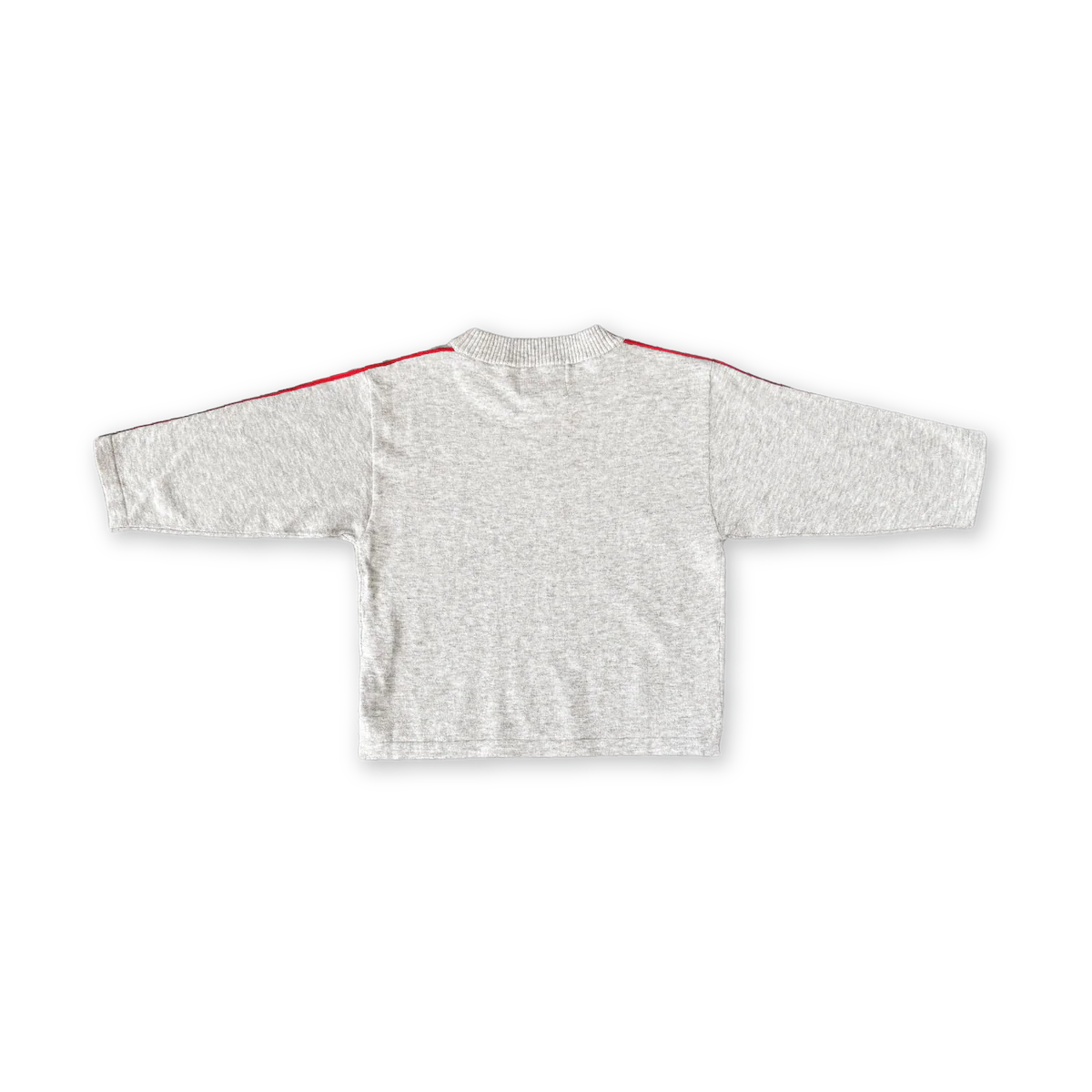 Organic Seam Long Sleeve Knit Tee | Grey Marle