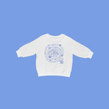 Outta Space Zero Gravity Sweat | Snow & Blue Horizon