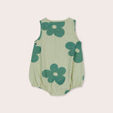 Petal Bubble Romper | Tea Green