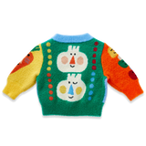 Fluffy Knit Jumper | Pocket Patch